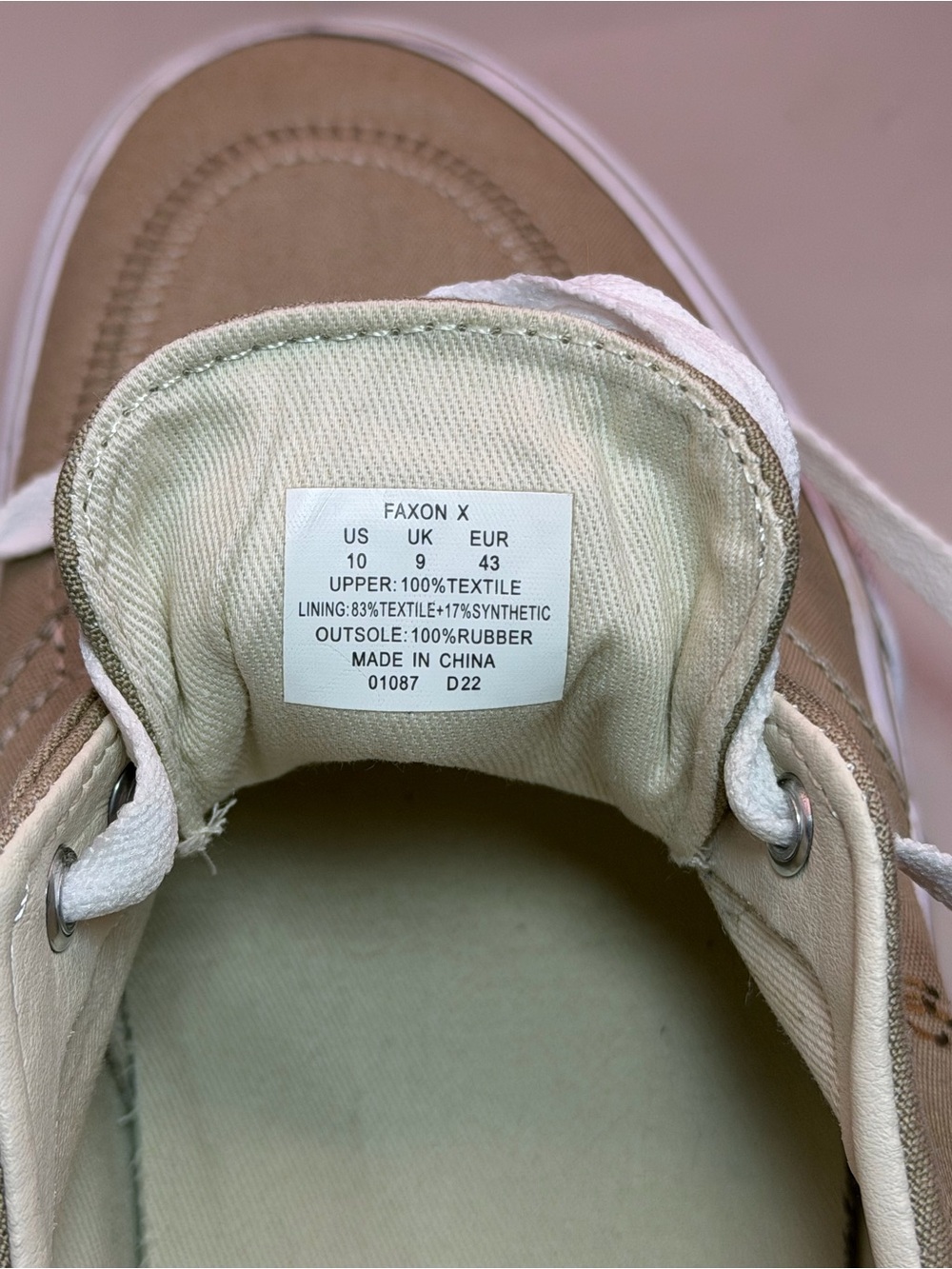 Polo Ralph Lauren Faxon X Tan Canvas Sneakers Mens 10 Casual Shoes - Picture 5 of 11